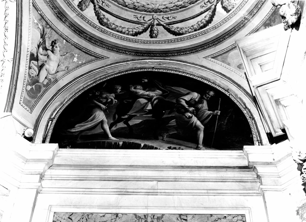 Fuga in Egitto - Chiesa di Gesù e Maria, Roma